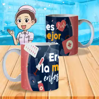 vectores plantilas ENFERMERA,ENFERMERO,PROFESIONES,